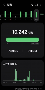 2026년 3월 6일 건강 걷기
