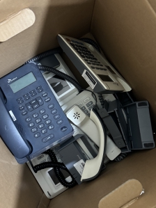 폐전화기 버리기