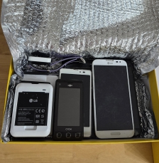 폐휴대폰 보냈어요^^